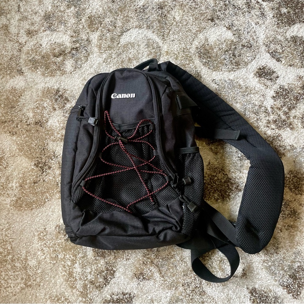 Canon Men's Backpack with Red Detailing